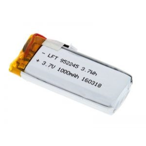 Li-ion battery 3.7V 1000mAh with two way connector for StageClix wireless audio systems